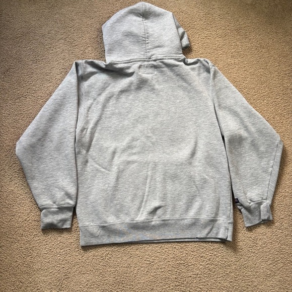 Vintage JanSport Pittsburg Hoodie Mens Small Gray Location Y2K Collegiate - Picture 7 of 10